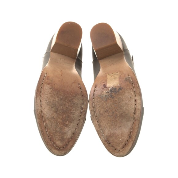 Rag & Bone "Harrow" Gray Leather & Block Heel Ankle Boots, Size EU 39.5/US 9 - Picture 5 of 9